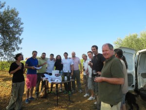 Tina, les 'rugbymen', Jeff, Michel et moi