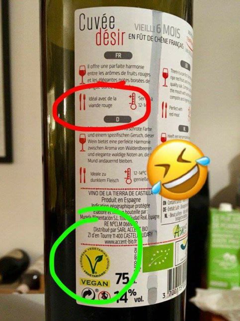 vegan wine